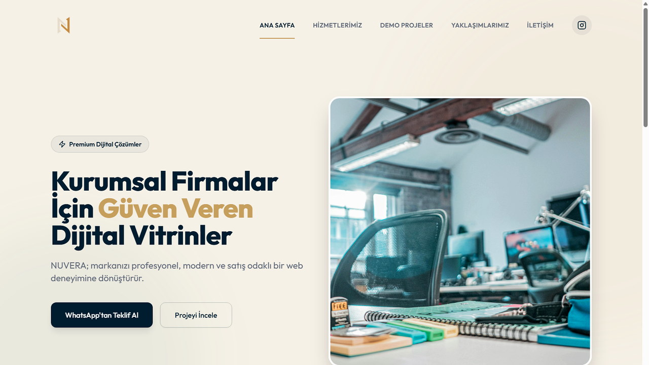 Kurumsal Firma Sitesi